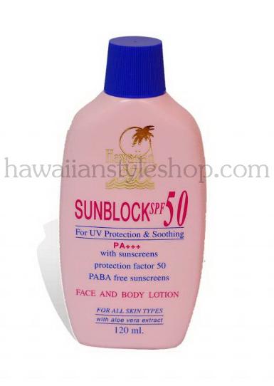 HAWAIIAN STYLE SUNBLOCK LOTION SPF 50 120 ml.